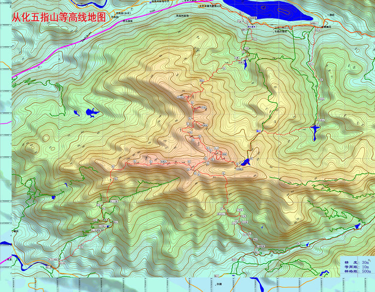 文件:从化五指山等高线地图.jpg